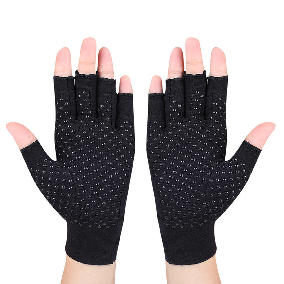 Dispensing Pressure Gloves Half Finger Hand Inflammation Joint Protection Cycling Gloves