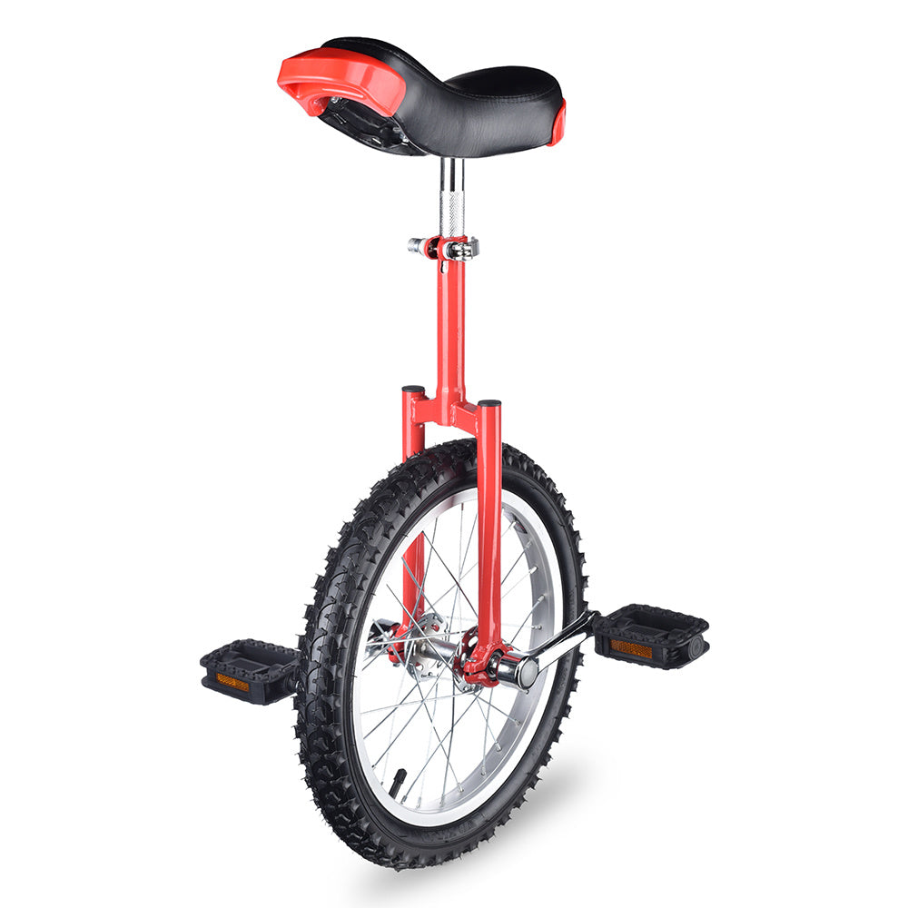 16in Wheel Unicycle Red