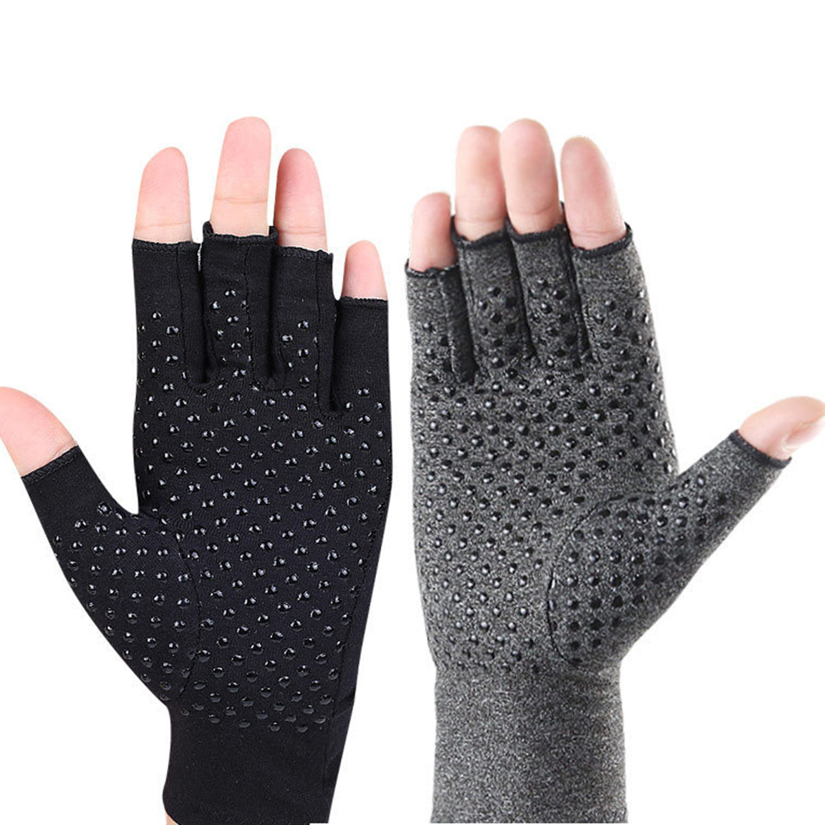 Dispensing Pressure Gloves Half Finger Hand Inflammation Joint Protection Cycling Gloves