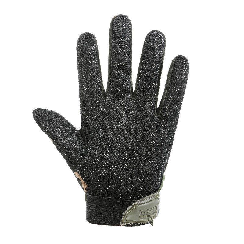 Outdoor Protective Gear Camouflage Full Finger Gloves