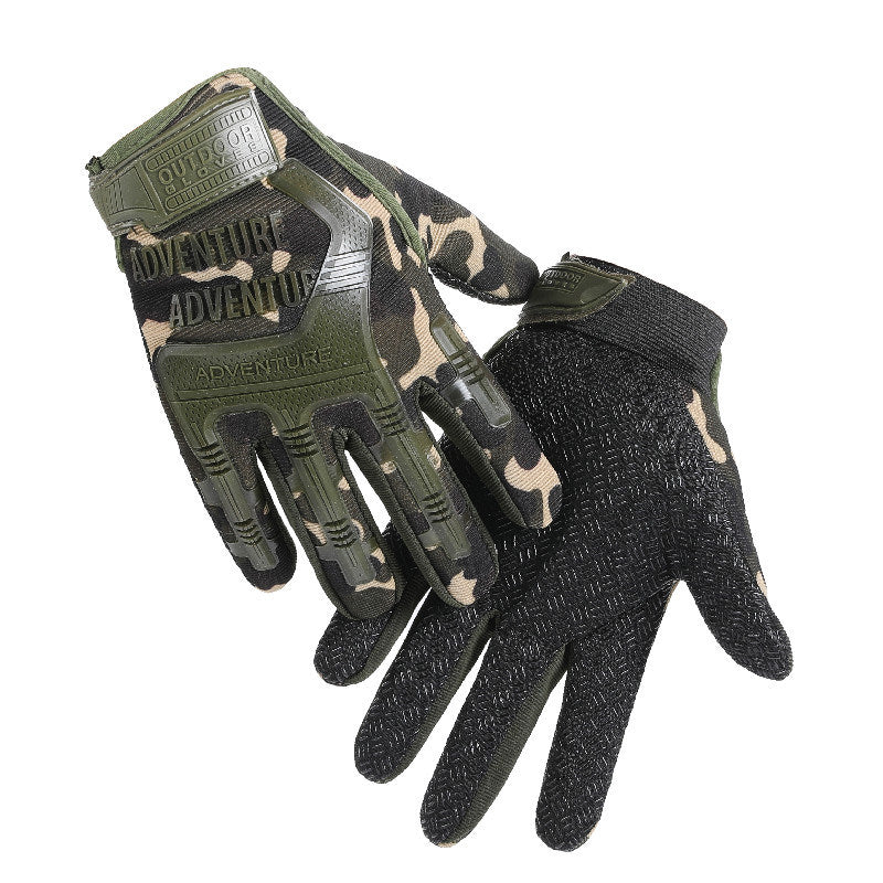 Outdoor Protective Gear Camouflage Full Finger Gloves