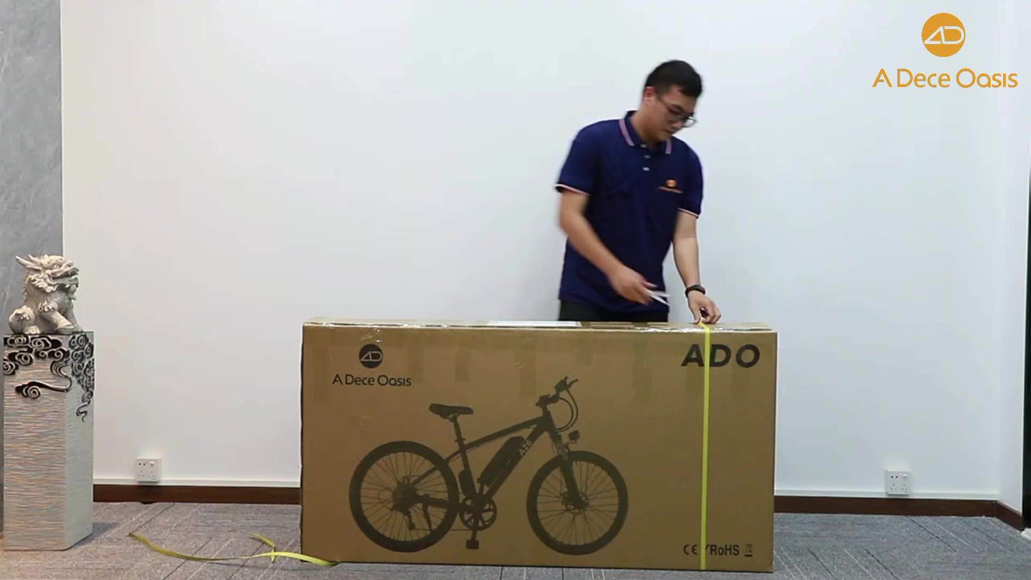 ADO bike A26 mid drive electric hybrid bike bicycle electric mountain folding ebike road city e bike