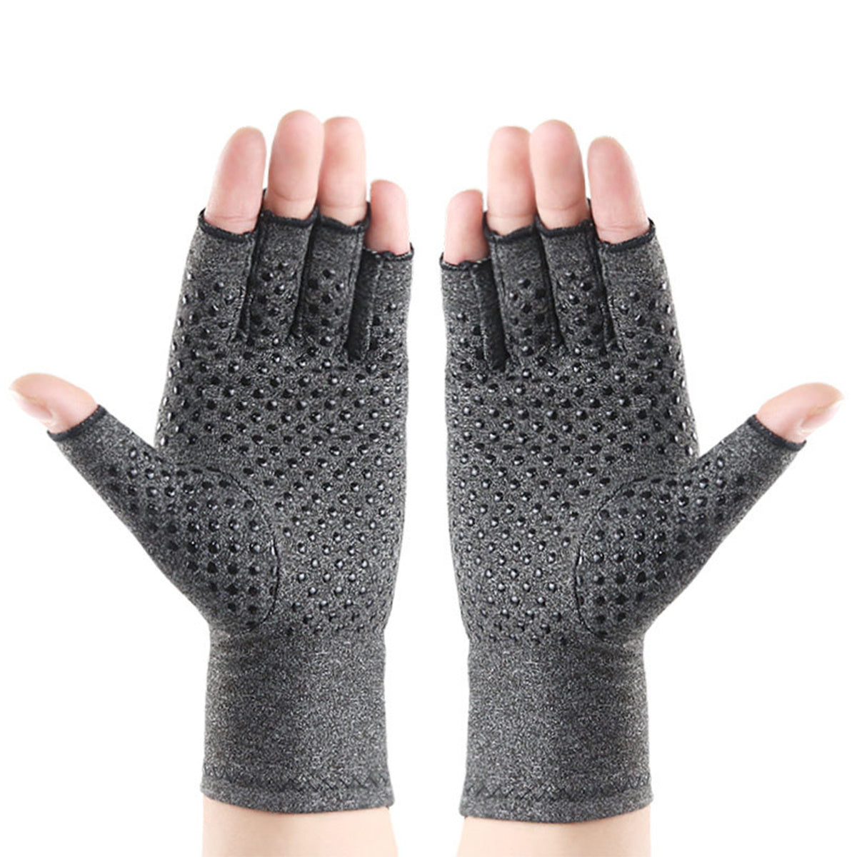 Dispensing Pressure Gloves Half Finger Hand Inflammation Joint Protection Cycling Gloves