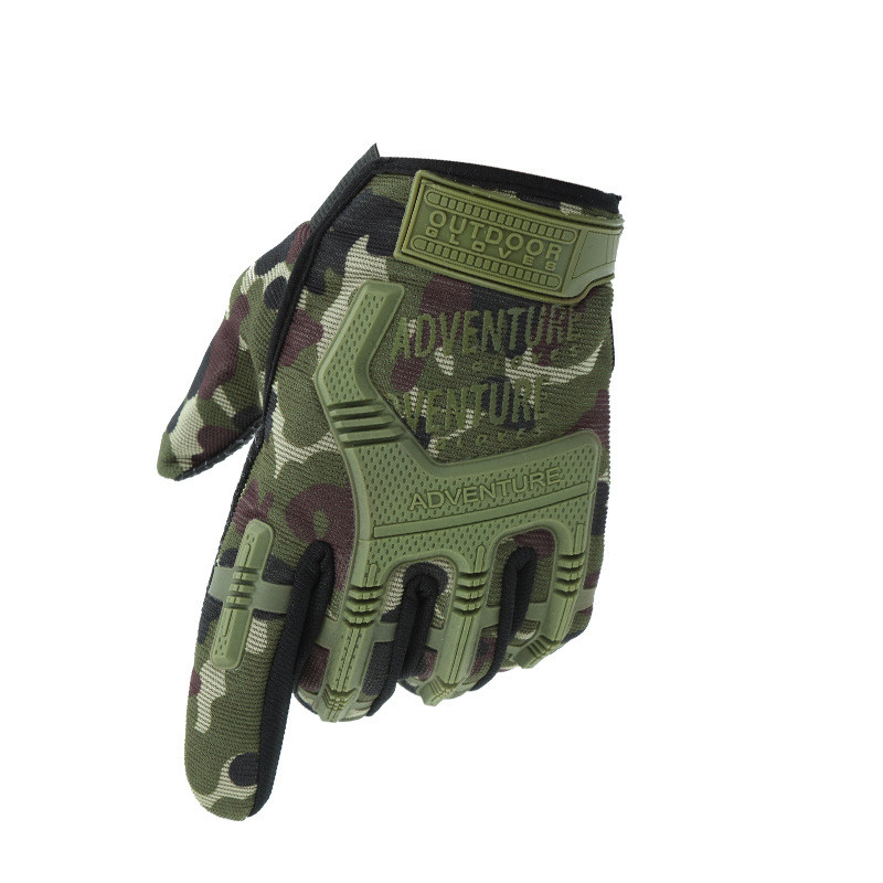 Outdoor Protective Gear Camouflage Full Finger Gloves